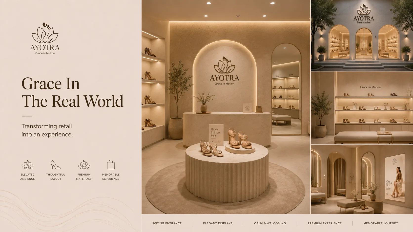 Ayotra — Logo and Branding packaging & visual design mockup 15 by Raghav Chopra